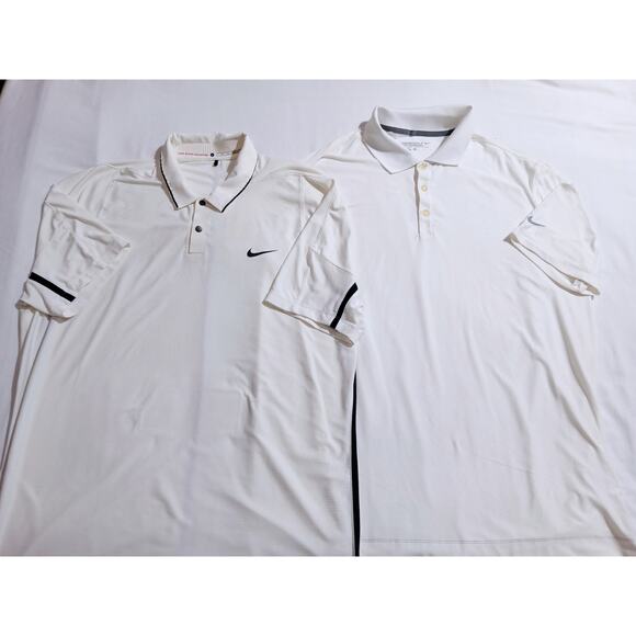 Nike Tiger Woods Golf Shirt Polo dri fit L bundle - Picture 1 of 12